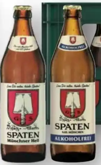 Scheck-in-Center Spaten Münchner Hell Angebot