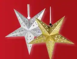 Scheck-in-Center Papierstern Angebot