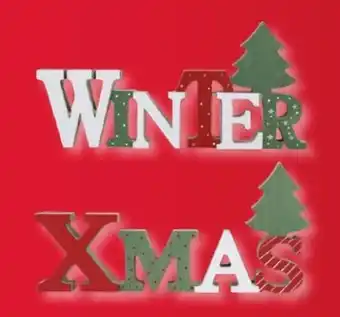 Scheck-in-Center Weihnachts Dekoschriftzug Angebot