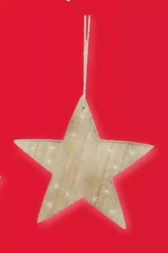 Scheck-in-Center Weihnachtshänger Stern Angebot