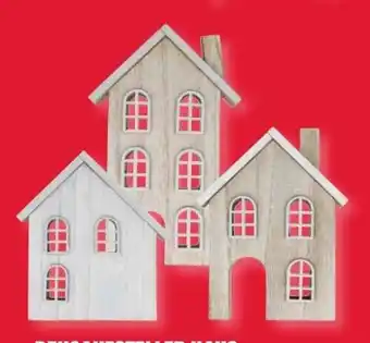 Scheck-in-Center Dekoaufsteller Häuser Angebot