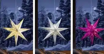 Scheck-in-Center Dekor LED-Papierstern Angebot