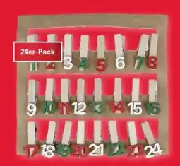 Scheck-in-Center Dekoklammern mit Zahlen Angebot