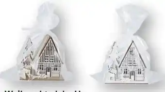 Scheck-in-Center Holz-Weihnachtsdeko-Haus Angebot