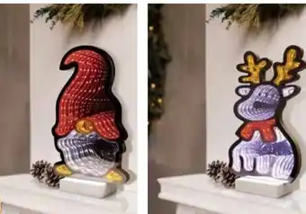 Scheck-in-Center Dekor Christmas LED Spiegelfigur Angebot