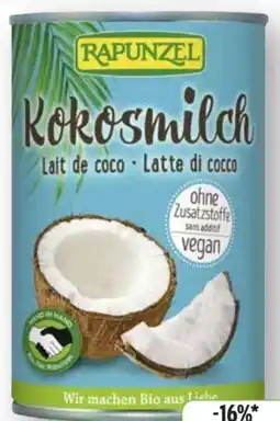 Edeka Rapunzel Kokosmilch Angebot