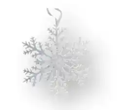 Edeka Weihnachtshänger Schneeflocken Angebot