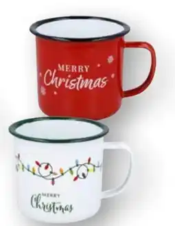 Edeka Weihnachts-Metalltasse Angebot