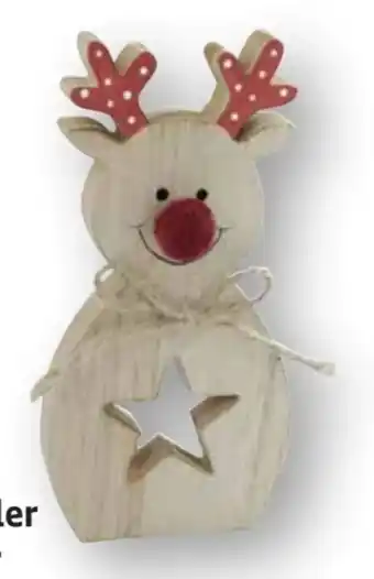 Edeka Weihnachts-Dekoaufsteller Rudi Rentier Angebot
