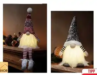 Edeka Dekor Christmas LED Wichtel Angebot