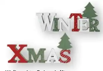 Edeka Weihnachts Dekoschriftzug Angebot