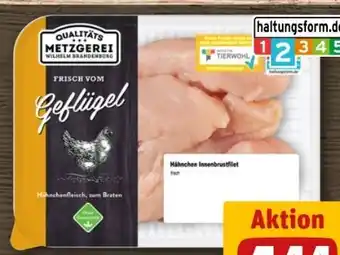 REWE Center Metzgerei Wilhelm Brandenburg Hähnchen-Innenbrustfilets Angebot