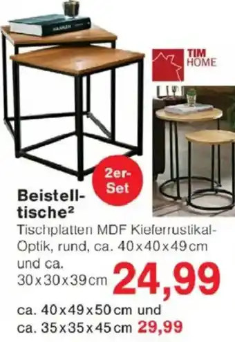 Jawoll TIM HOME Beistelltische Angebot