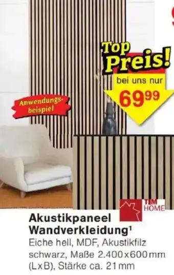 Jawoll TIM HOME Akustikpaneel Wandverkleidung Angebot