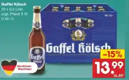 Netto Marken-Discount Privatbrauerei Gaffel Kölsch Angebot