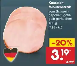 Netto Marken-Discount Kasseler Minutensteaks Angebot