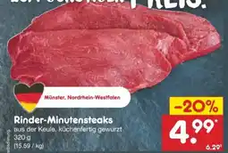 Netto Marken-Discount Rinder-Minutensteak Angebot