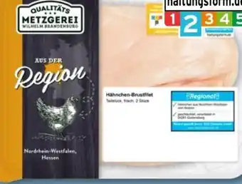 REWE Metzgerei Wilhelm Brandenburg Hähnchenbrustfilet Angebot