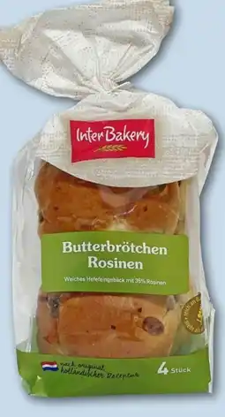 REWE InterBakery Butterbrötchen Rosinen Angebot