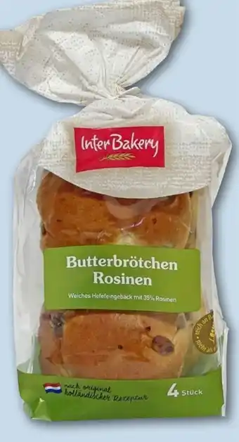 REWE InterBakery Butterbrötchen Rosinen Angebot