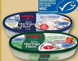 REWE Merl Zarte Heringsfilets in Sahnesauce Angebot