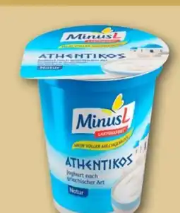REWE Minus L laktosefreier Athentikos Joghurt Angebot