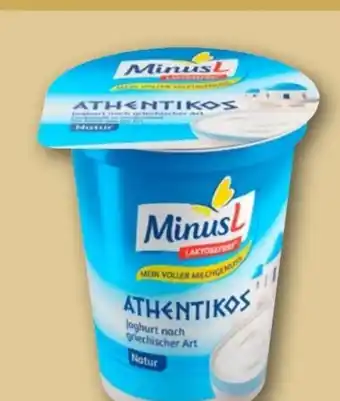 REWE Minus L laktosefreier Athentikos Joghurt Angebot