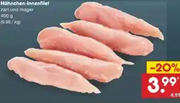 Netto Marken-Discount Gut Ponholz Hähnchen-Innenfilets Angebot
