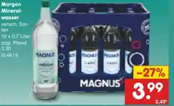 Netto Marken-Discount Margon Mineralwasser Angebot