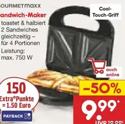Netto Marken-Discount Gourmetmaxx Sandwichmaker Angebot