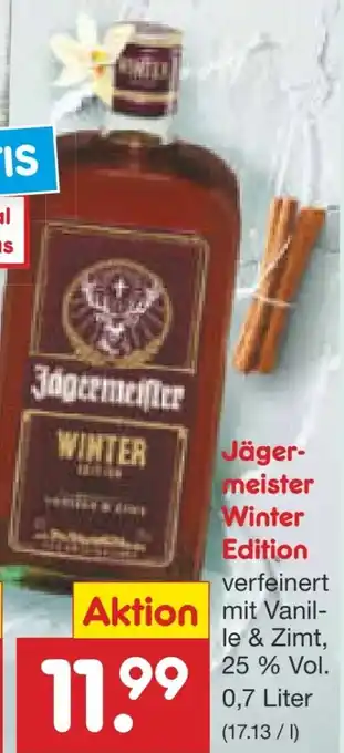Netto Marken-Discount Jägermeister Winter Edition Angebot