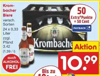 Netto Marken-Discount Krombacher Bier Angebot