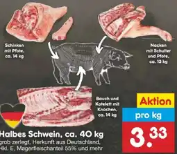 Netto Marken-Discount Halbes Schwein Angebot