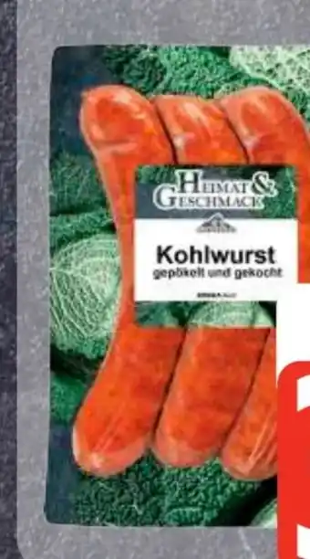 Edeka Frischemarkt Gutfleisch Kohlwurst Angebot