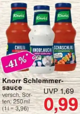 Jawoll Knorr Schlemmersauce Angebot