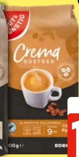 Edeka Gut & Günstig Caffè Crema Gustoso Angebot