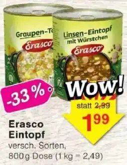 Jawoll Erasco Eintopf Angebot