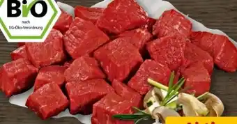 REWE Center Bio-Rindergulasch Angebot