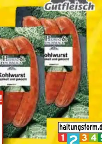 EDEKA Bandelt Gutfleisch Kohlwurst Angebot