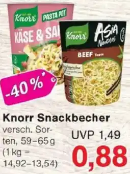 Jawoll Knorr Snackbecher Angebot
