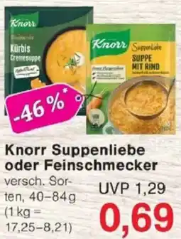 Jawoll Knorr Suppenliebe oder Feinschmecker Angebot