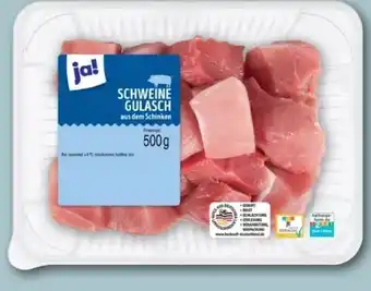 REWE Center ja! Schweine-Gulasch Angebot