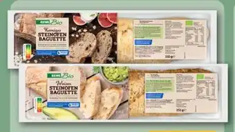 REWE Center Rewe Bio Kerniges Steinofen Baguette Angebot