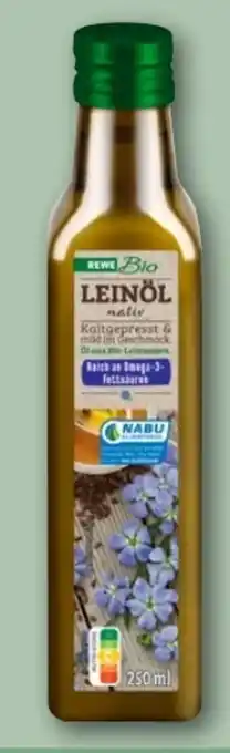 REWE Center Rewe Bio Leinöl Angebot