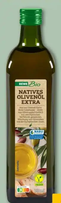 REWE Center Rewe Bio Natives Olivenöl Extra Angebot