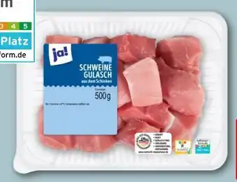 REWE ja! Schweine-Gulasch Angebot