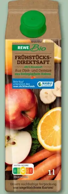 REWE Rewe Bio Frühstücks-Direktsaft Angebot