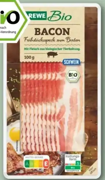 REWE Rewe Bio Bacon Angebot