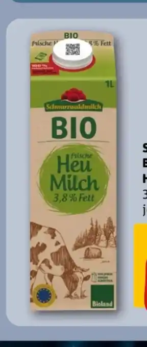 REWE Center Schwarzwaldmilch Bio Frische Heumilch Angebot