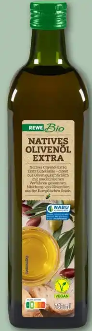 REWE Rewe Bio Natives Olivenöl Extra Angebot